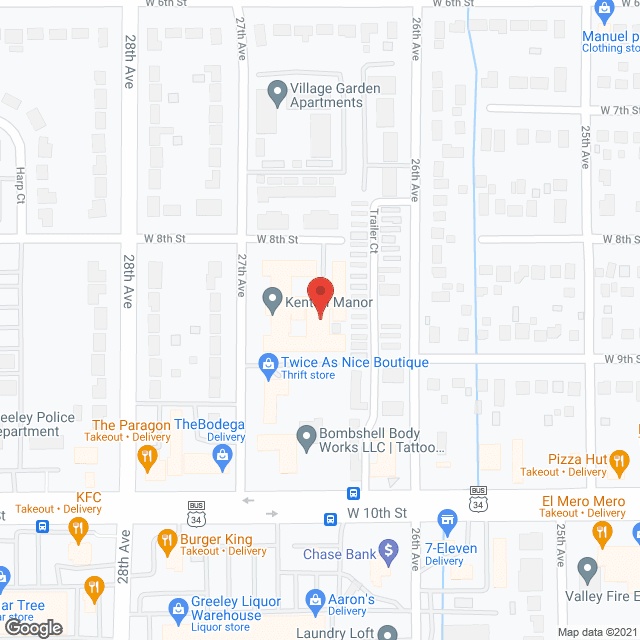 Kenton Manor Health Care Ctr in google map
