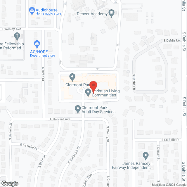 Suites at Claremont Park Care in google map