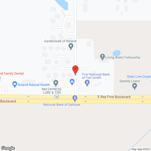 Sequoyah East Nursing Ctr in google map