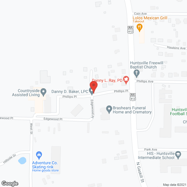Countryside Retirement Ctr in google map