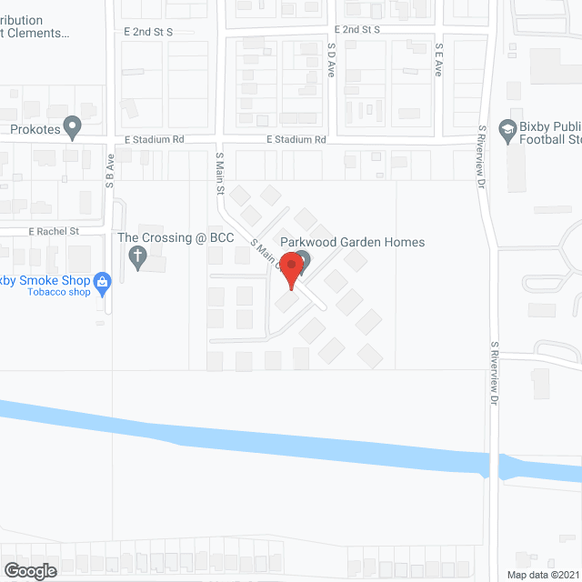 Parkwood Apartments in google map