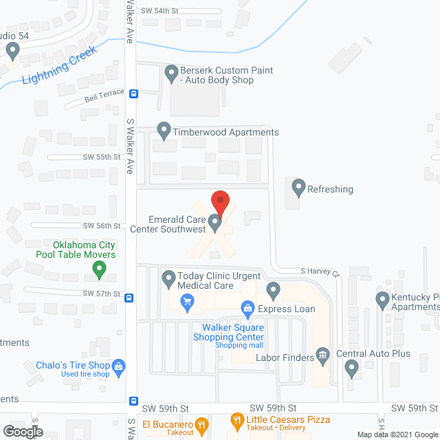 Emerald Healthcare Southwest in google map