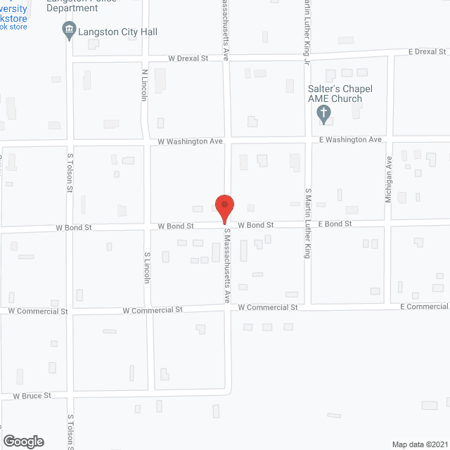 Langston Housing Authority in google map