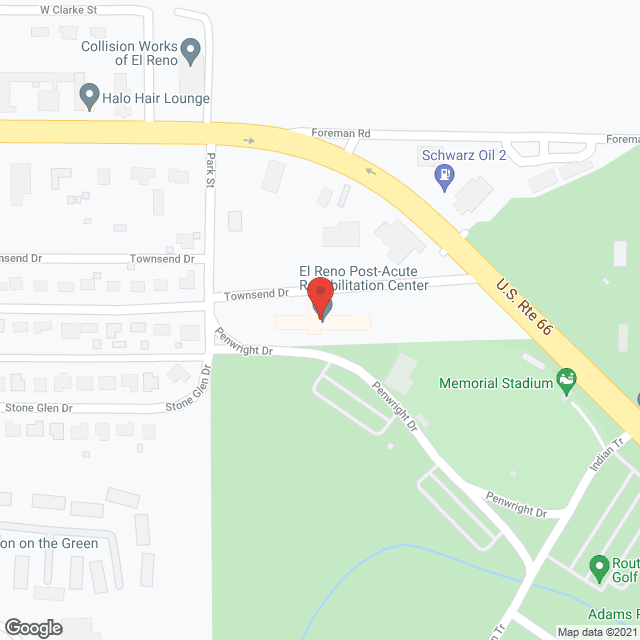 Sunset Estates of El Reno Inc in google map