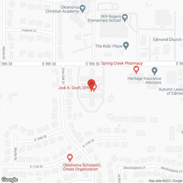 Bryant Nursing Ctr in google map