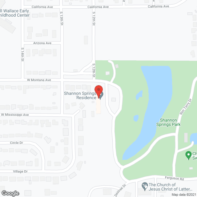 Shanoan Springs Residence in google map