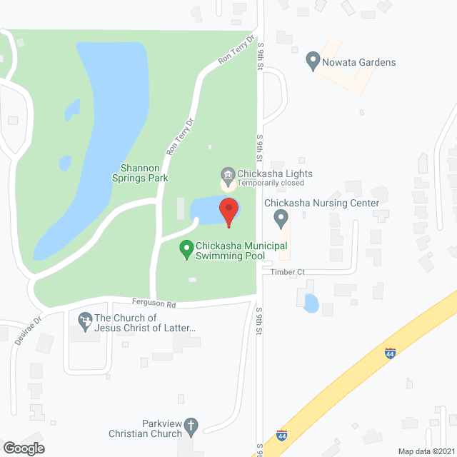 Chickasha Nursing Ctr Inc in google map