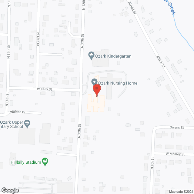 Shaffer Retirement Ctr in google map