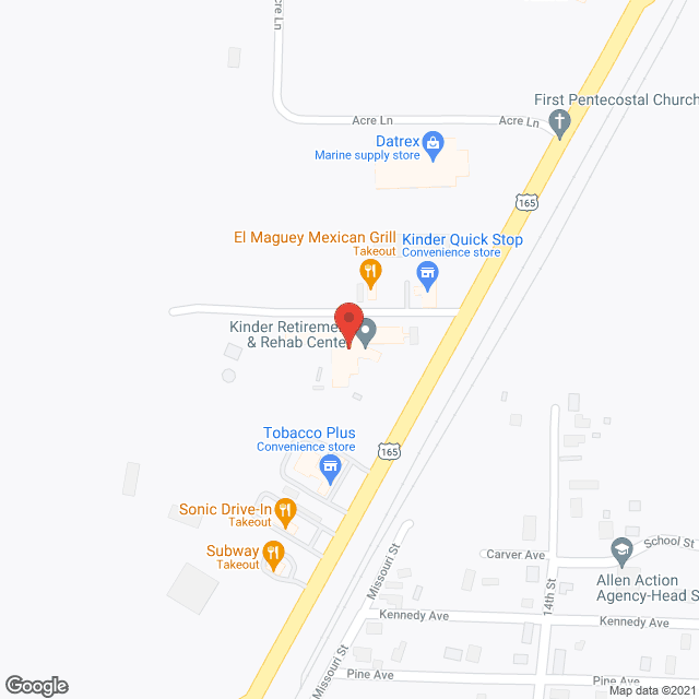 Kinder Nursing Home in google map