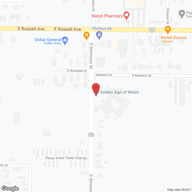 Welsh Nursing Facility in google map
