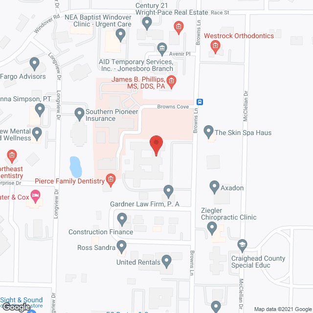 Rose Skill Care Nursing Ctr in google map