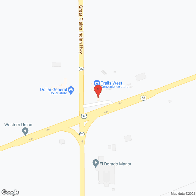 El Dorado Manor in google map