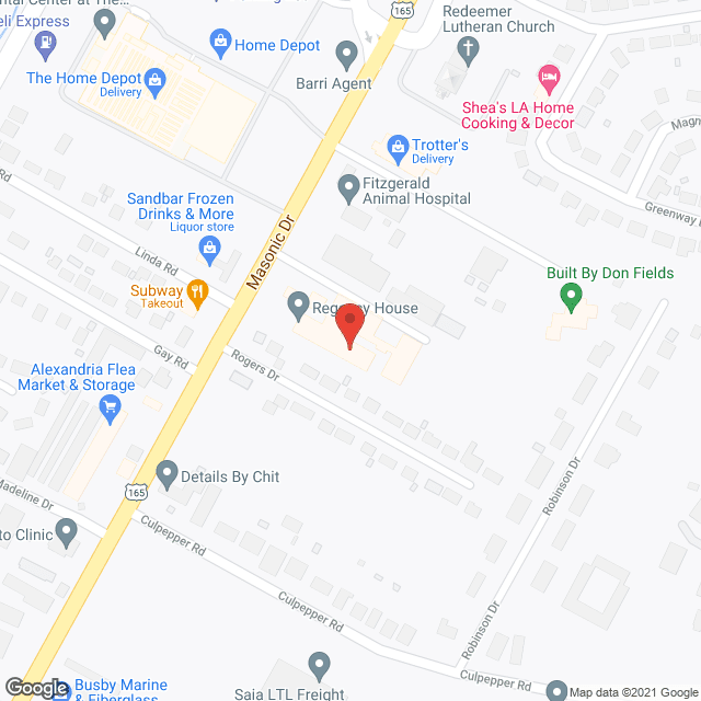 Regency House in google map