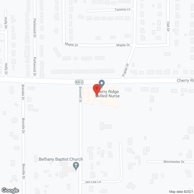 Cherry Ridge Guest Care Ctr in google map