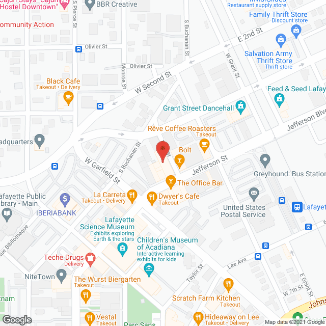 Evangeline Apartments in google map