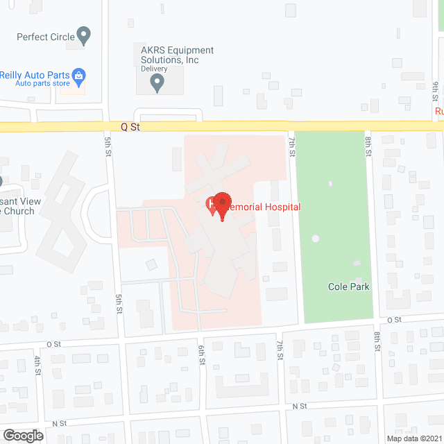 Memorial Community Care in google map