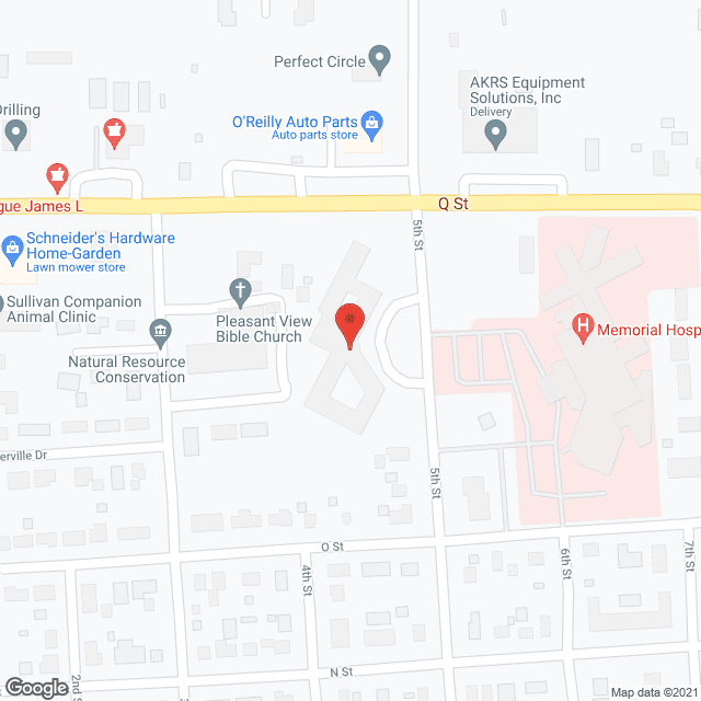 Hamilton Manor in google map