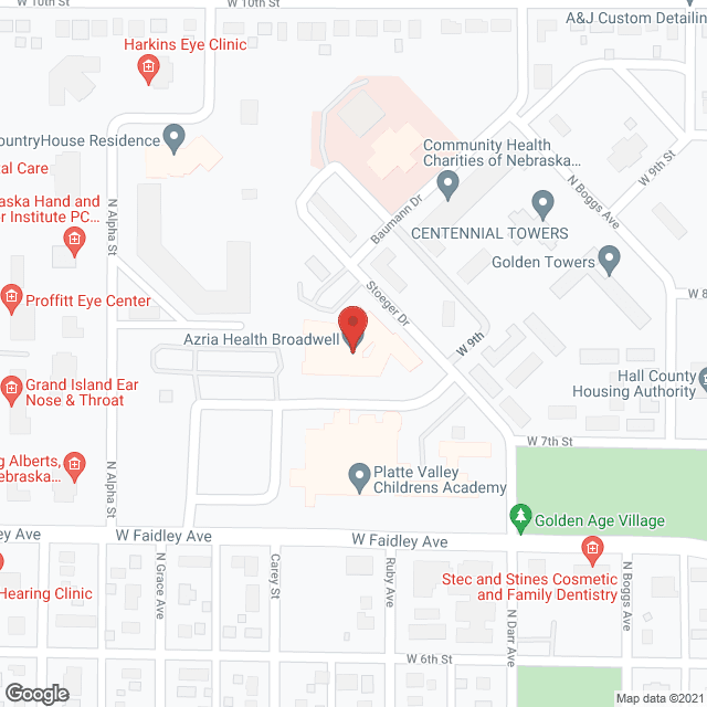 Wedgewood Care Ctr in google map