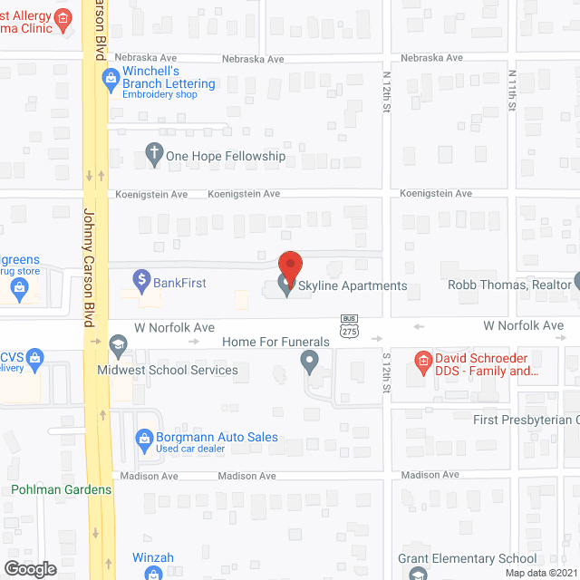 Odd Fellows Manor in google map
