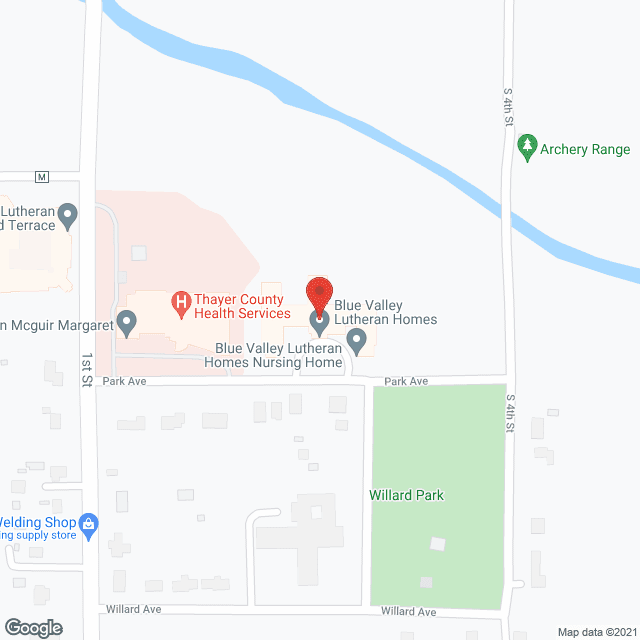 Blue Valley Lutheran Homes in google map