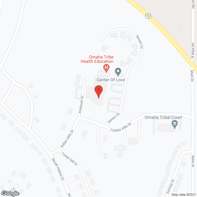 Curtis Health Education Ctr in google map