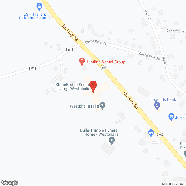 Westphalia Hills - RCF in google map