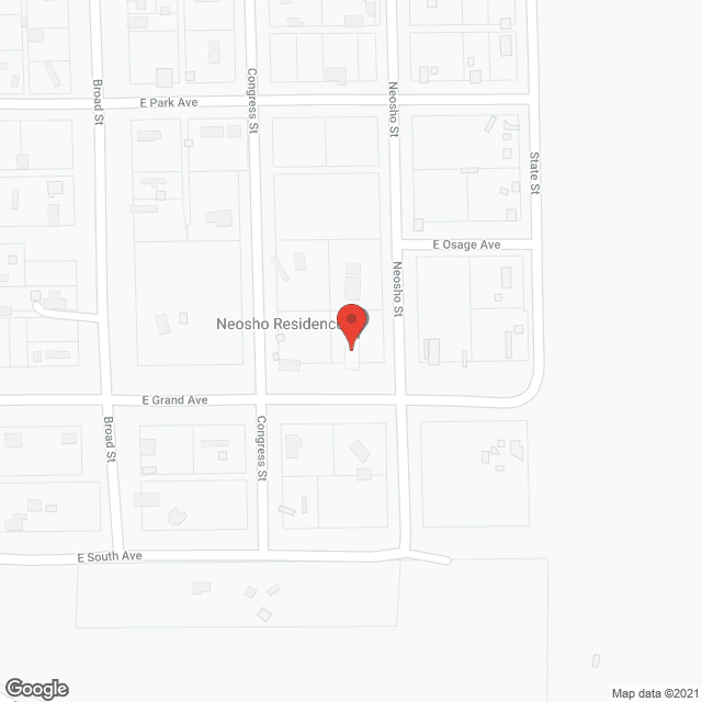 Neosho Residence in google map