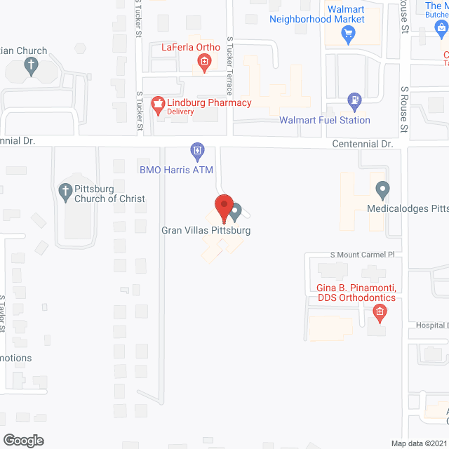 Gran Villas Pittsburg in google map