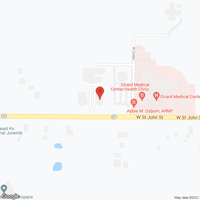 Homestead of Girard in google map