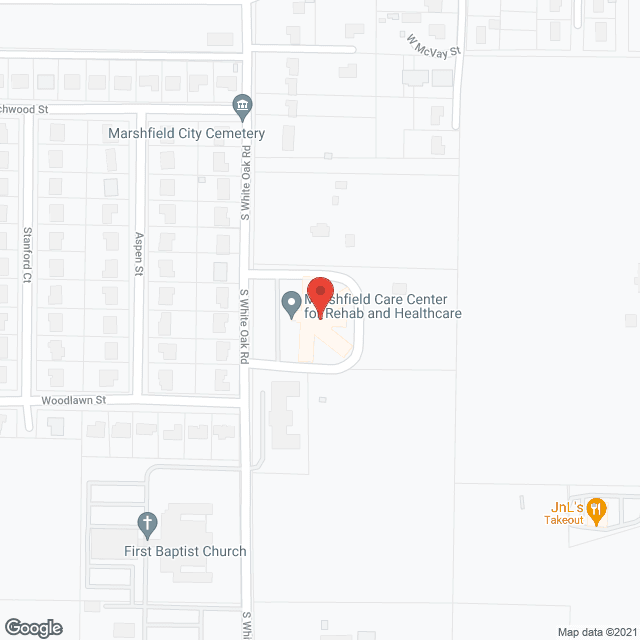 Marshfield Care Center in google map