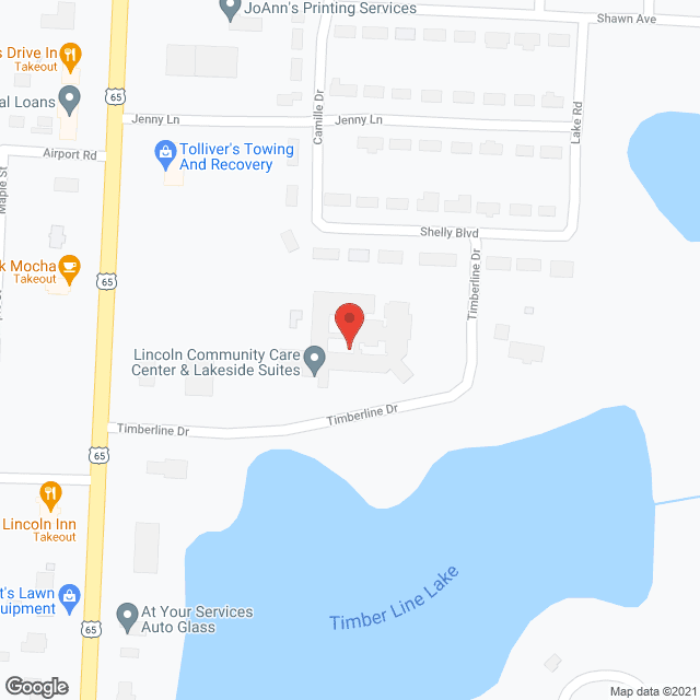 Lincoln Community Nursing Home in google map
