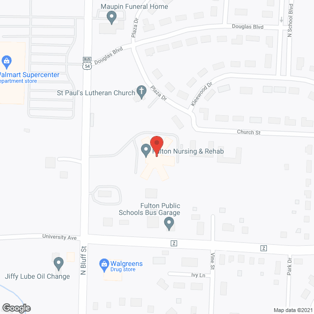 Fulton Community Care in google map
