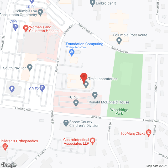 Regional Care Ctr in google map