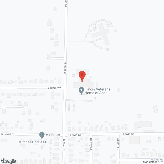Illinois Veterans Home At Anna in google map