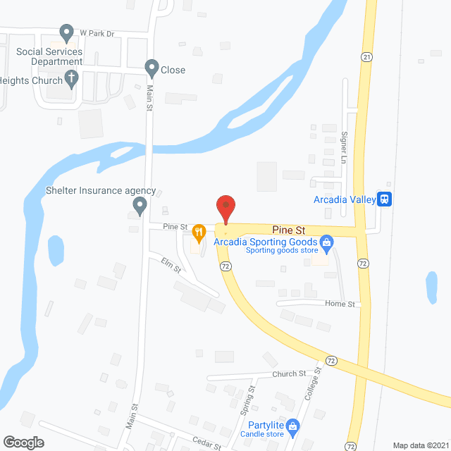 Ironton Baptist Home Executive in google map