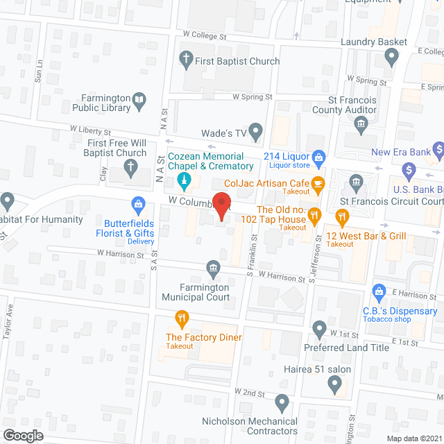 Columbia Street Manor in google map