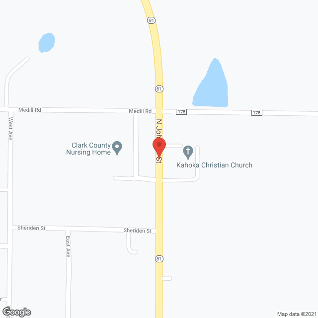 Clark County Nursing Home in google map
