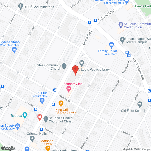 Rosati Center in google map