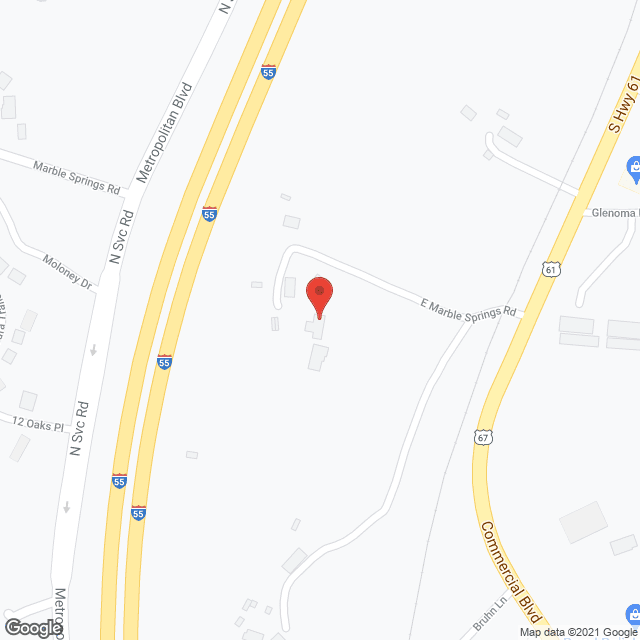 Jefferson County Shelter Care in google map