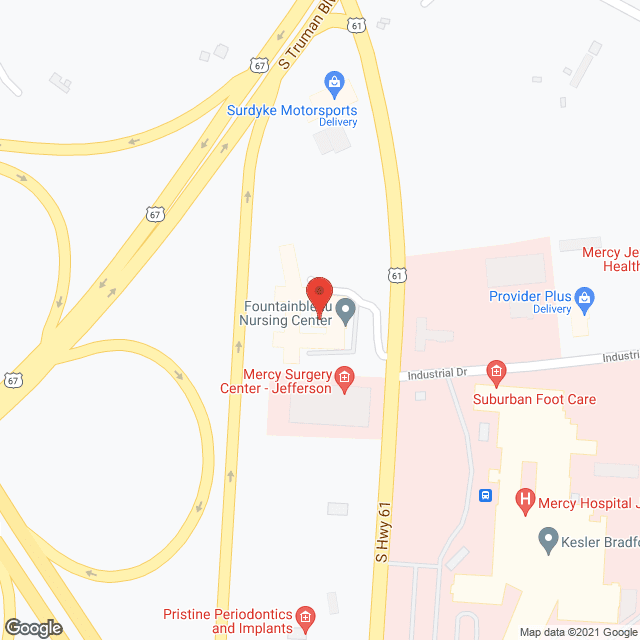 Fountainbleau Nursing Ctr in google map
