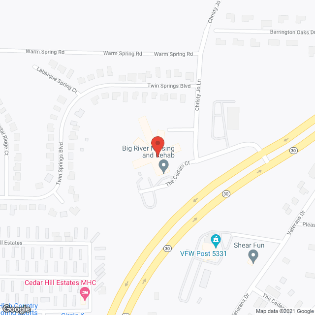 Cedars Hill Manor in google map