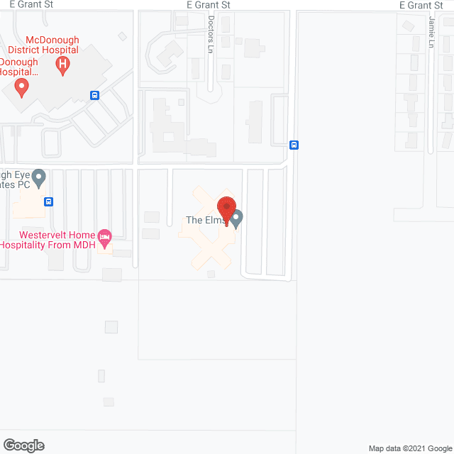 Elms Nursing Home in google map