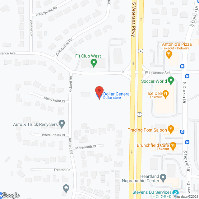 Springfield Health Care in google map