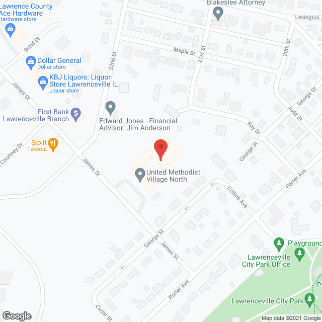 Lawrenceville Manor in google map