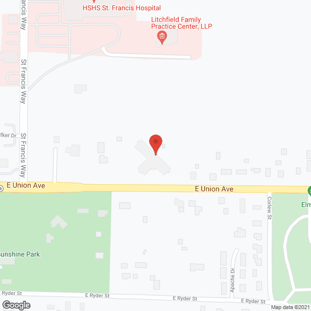 Litchfield Healthcare Ctr in google map