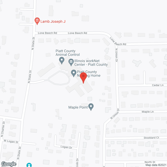 Piatt County Nursing Home in google map