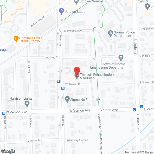 The Loft of Normal in google map