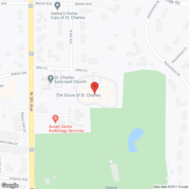 The Grove of St. Charles in google map