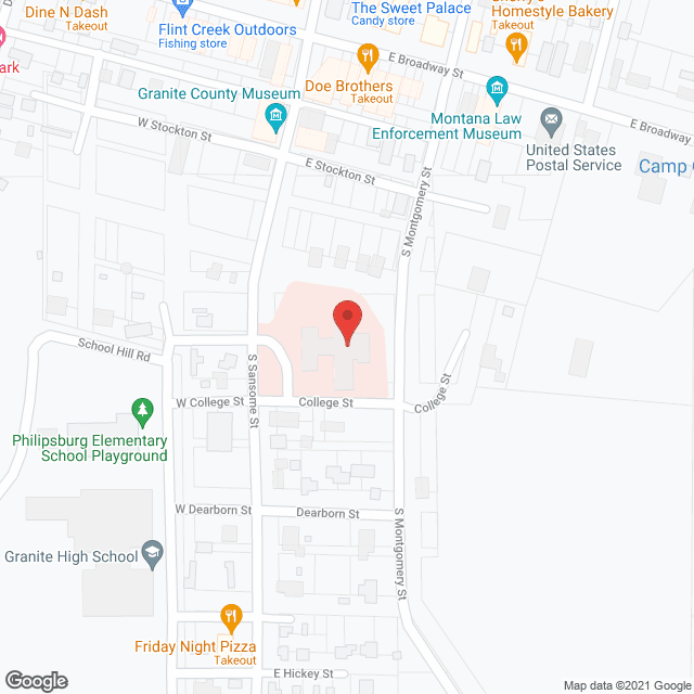 Granite County Memorial CAH in google map