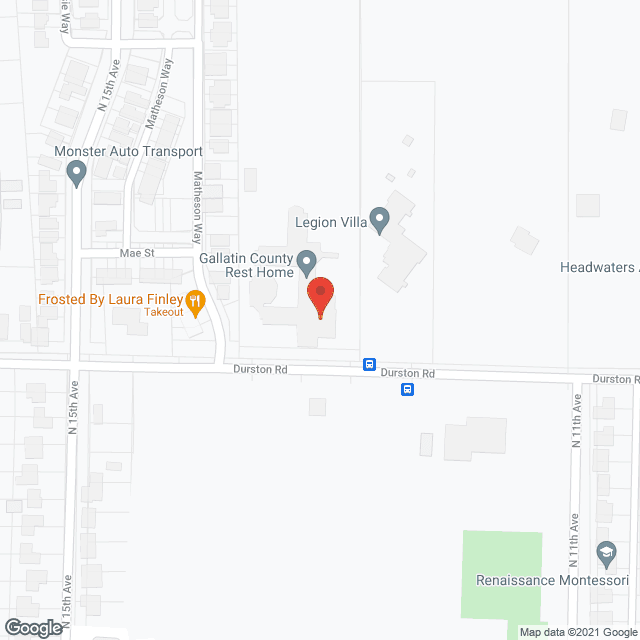 Gallatin County Rest Home in google map